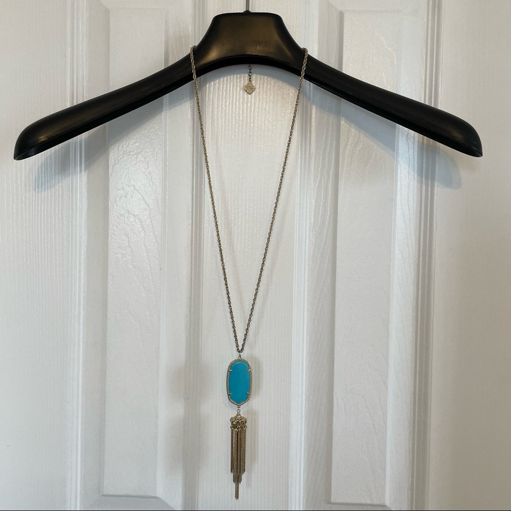 Kendra Scott Rayne in Gold/Turquoise Magnesite